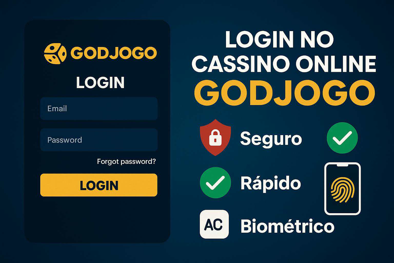 Login no Cassino GODJOGO