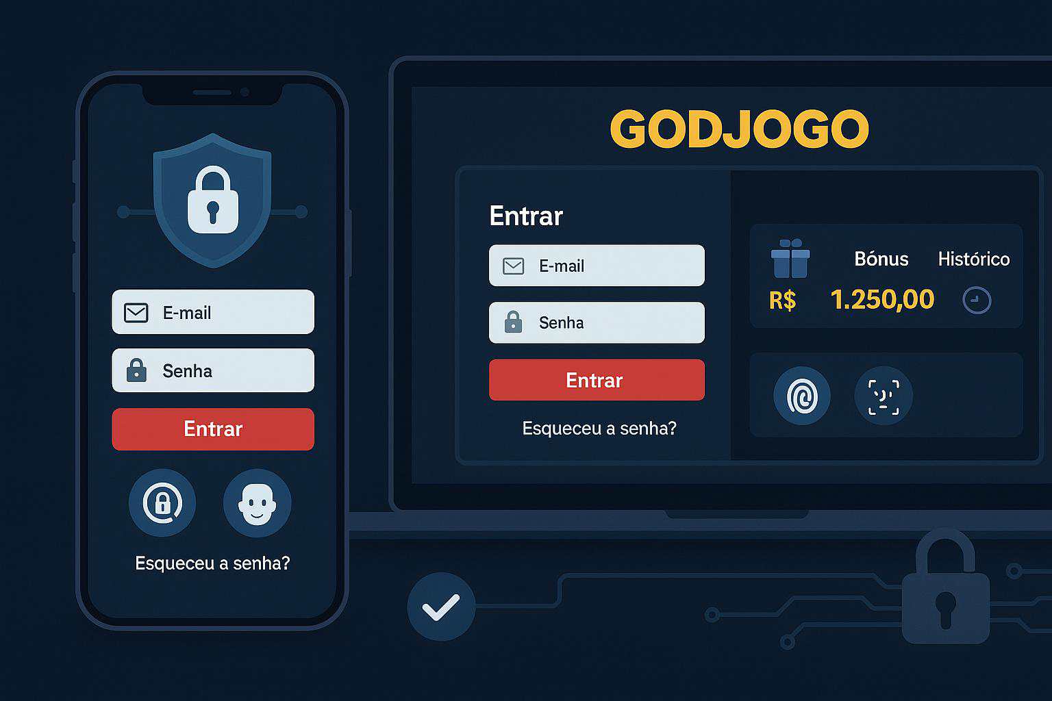 Criar uma nova Conta no plataforma GODJOGO